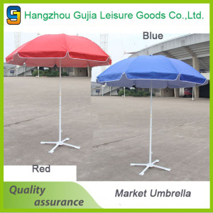 Customized Printing Waterproof Sunshade Straight Beach Umbrella for Events