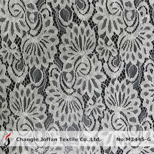 Textile Tricot Lace Fabric Wholesale (M3445-G)
