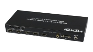 HDMI 4X1 Quad Multi-Viewer with Seamless Switcher
